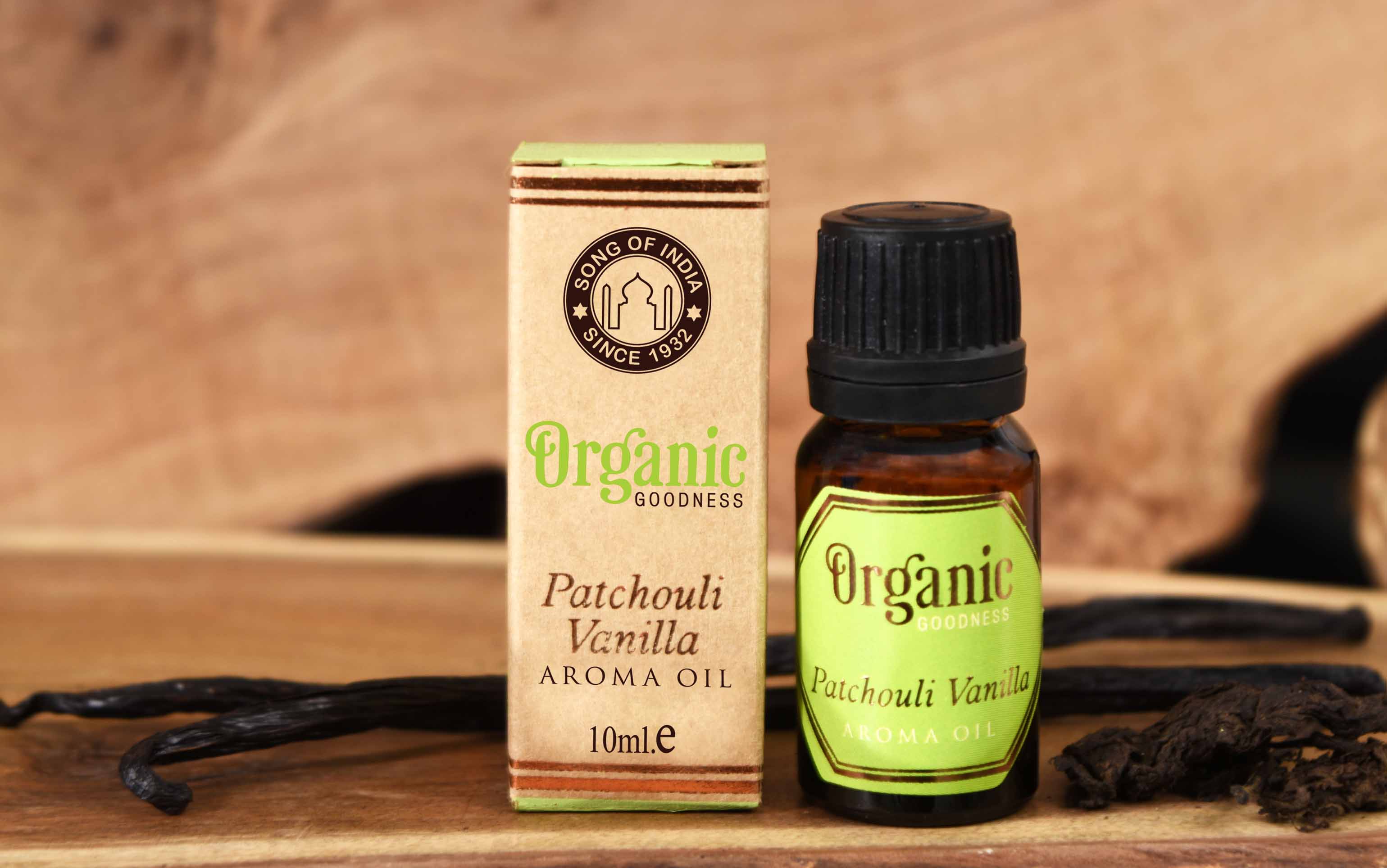 Organic Goodness Patchouli Vanilla Aroma Oil – 10 mL