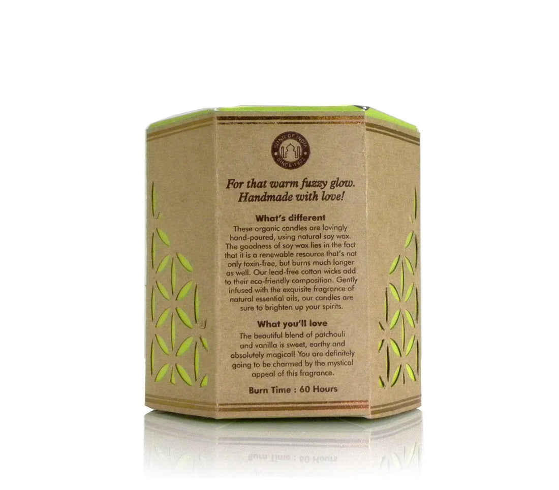 Organic Goodness Candle Patchouli Vanilla