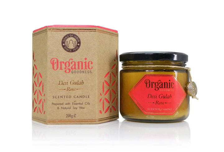Organic Goodness Candle Rose