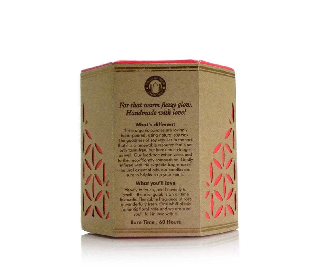 Organic Goodness Candle Rose