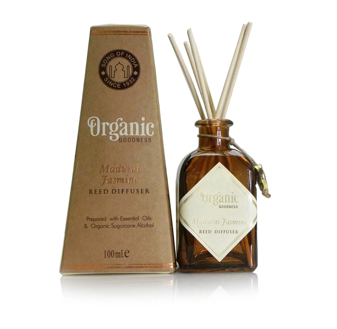Organic Goodness Reed Diffuser - Madurai Jasmine
