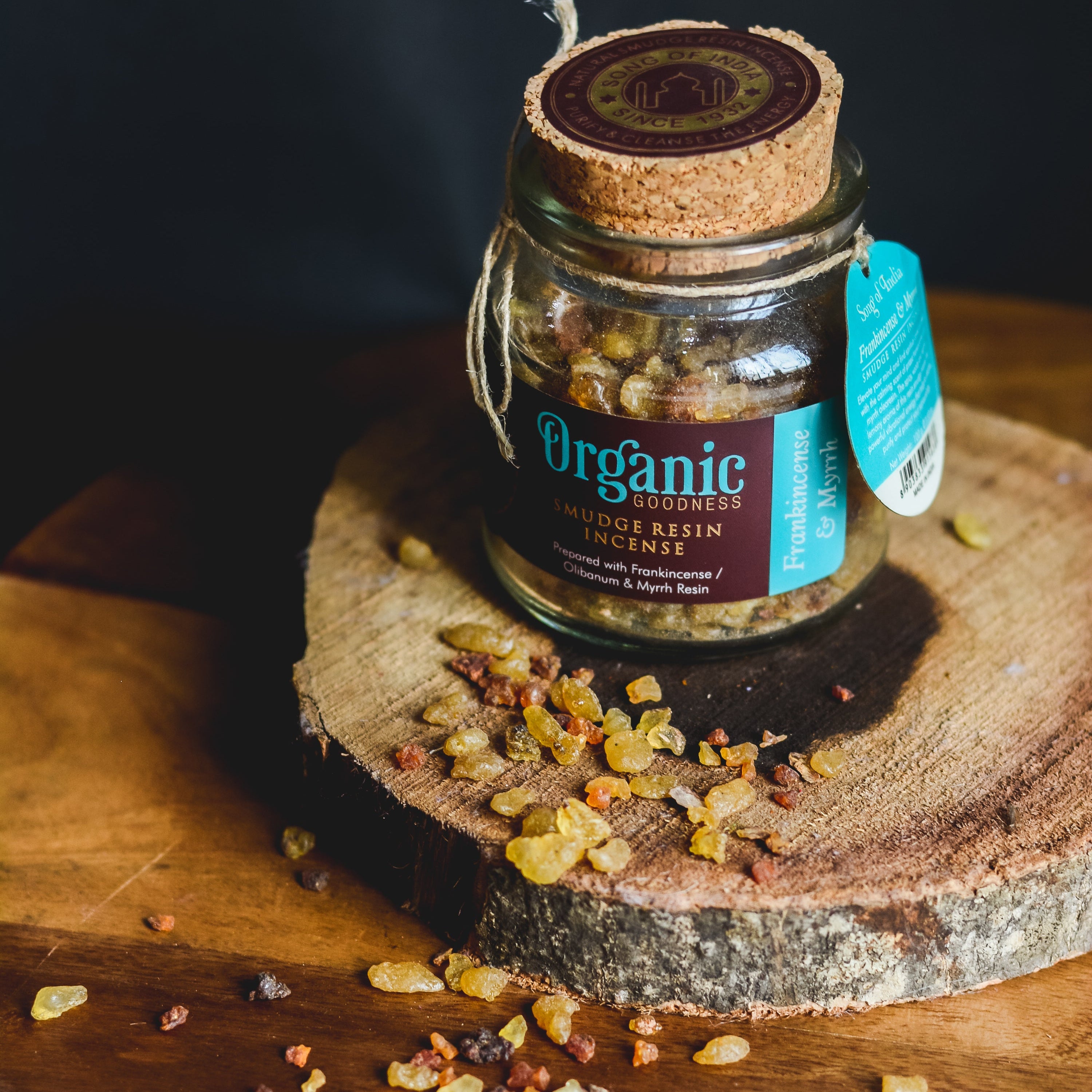 Frankincense & Myrrh Organic Goodness Resin Incense – 100g