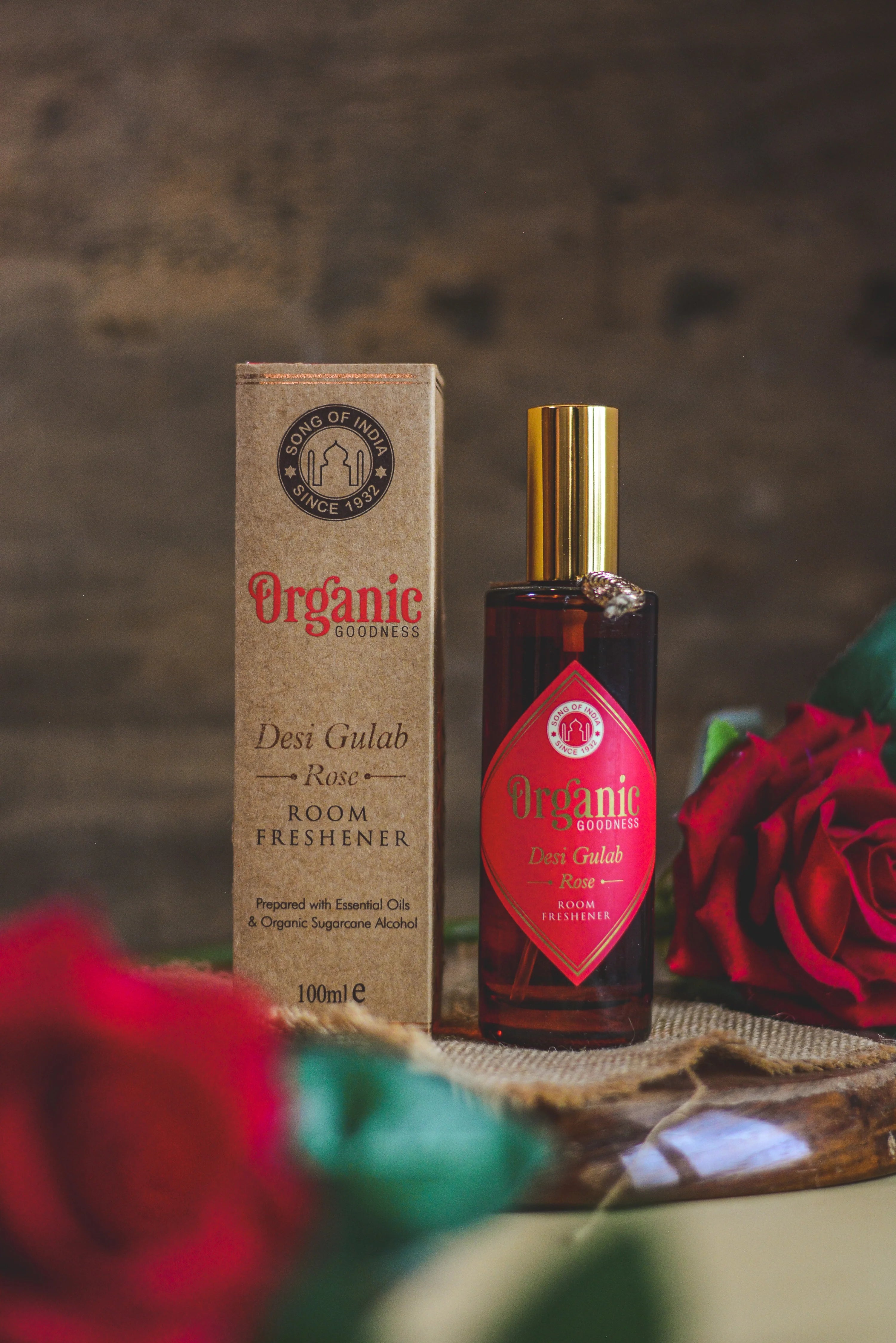 Desi Gulabh Rose  - Organic Goodness Room Freshener