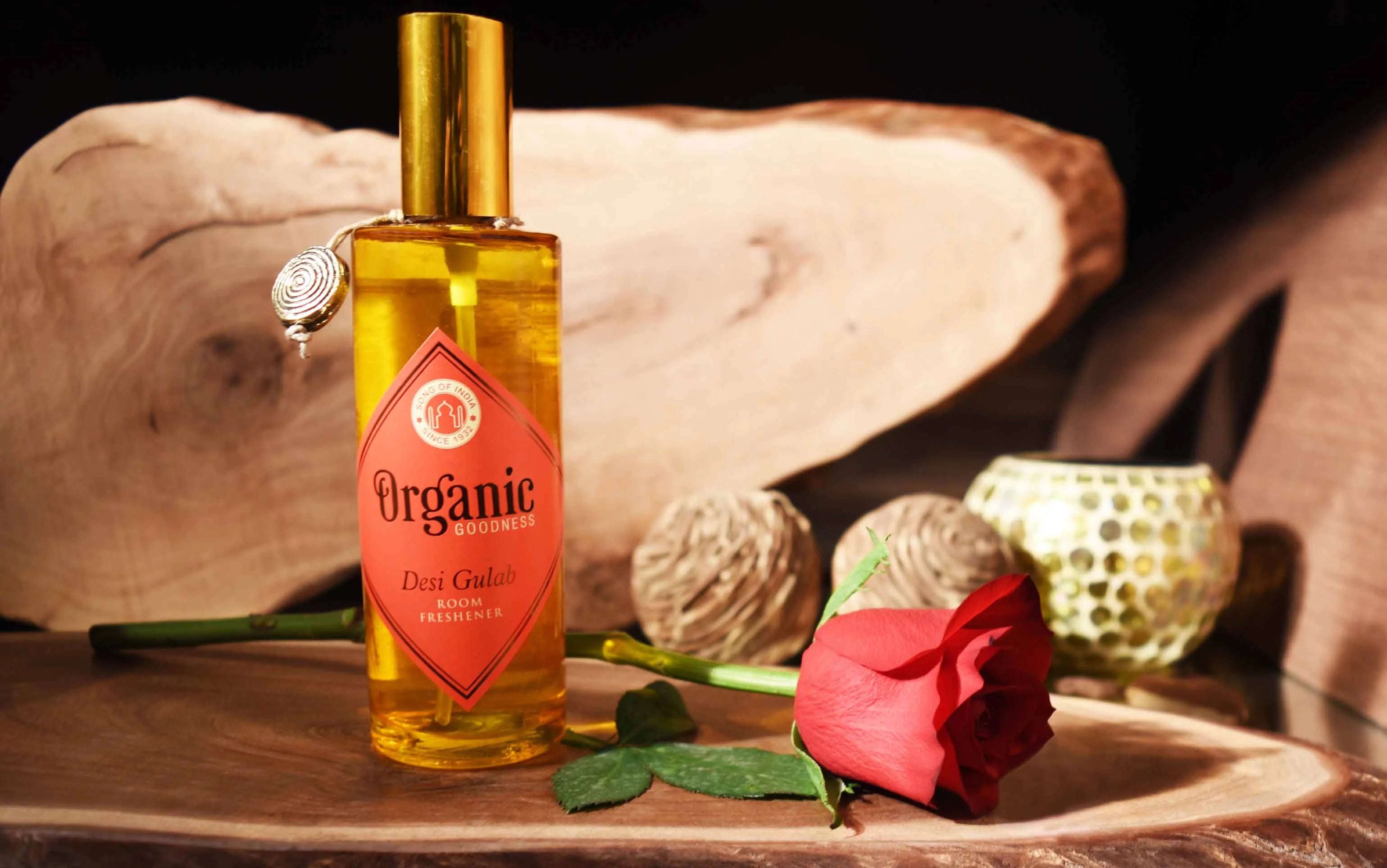 Desi Gulabh Rose  - Organic Goodness Room Freshener