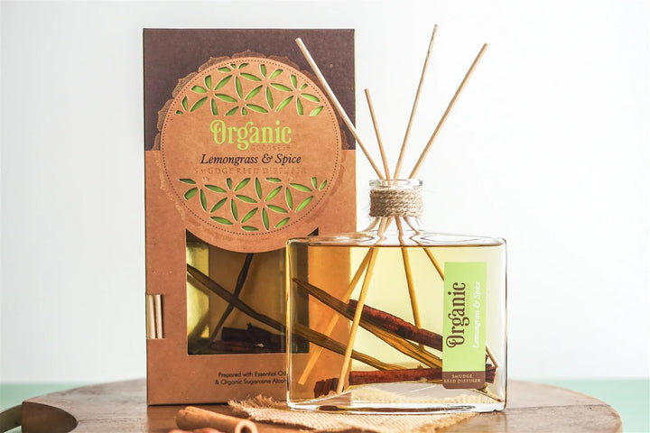 Organic Goodness Smudge Reed Diffuser - Lemongrass & Spice