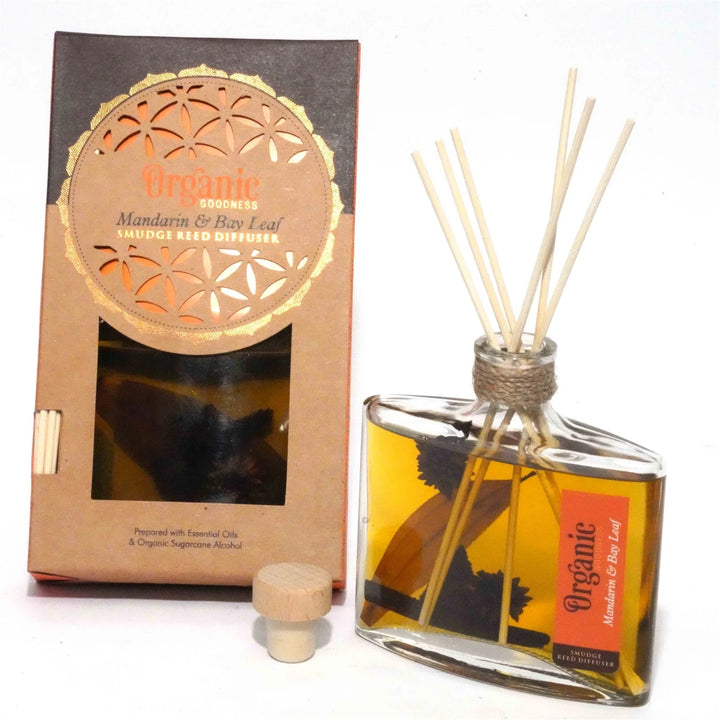 Organic Goodness Smudge Reed Diffuser - Mandarin & Bay Leaf