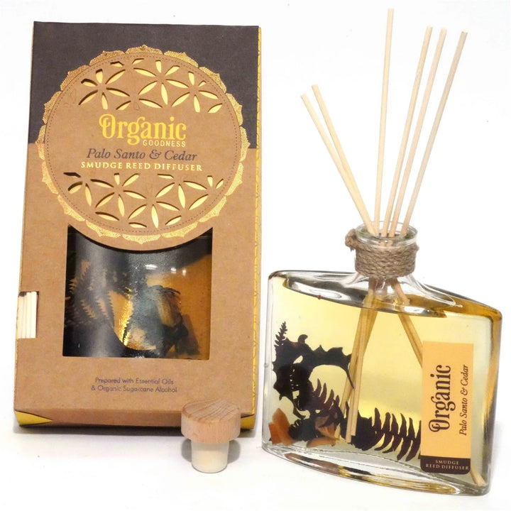 Organic Goodness Smudge Reed Diffuser - Palo Santo & Cedar
