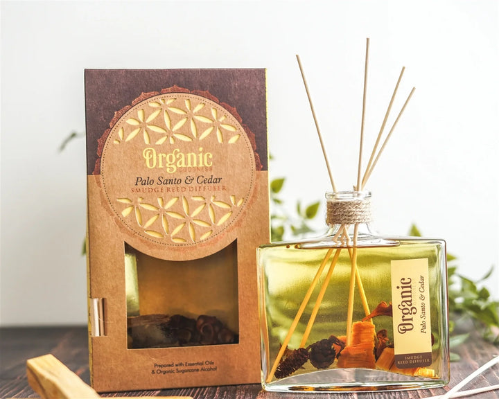 Organic Goodness Smudge Reed Diffuser - Palo Santo & Cedar