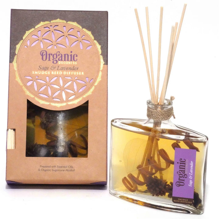 Organic Goodness Smudge Reed Diffuser - Sage & Lavender