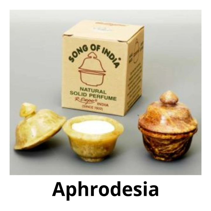 Aphrodisia Solid Perfume in Hand Carved Smooth Stone Jar