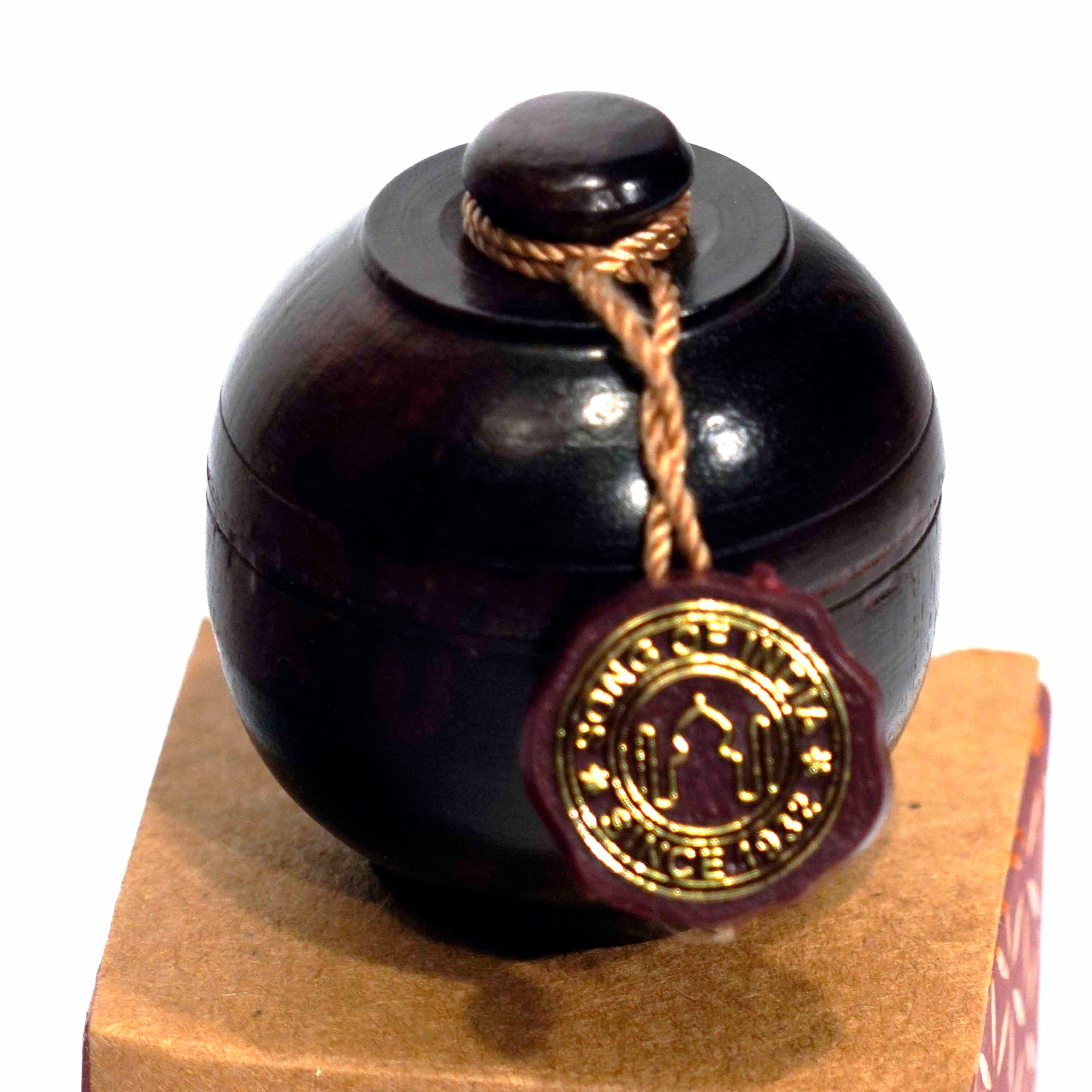 Aphrodisia Solid Perfume in Hand Carved Wood Jar