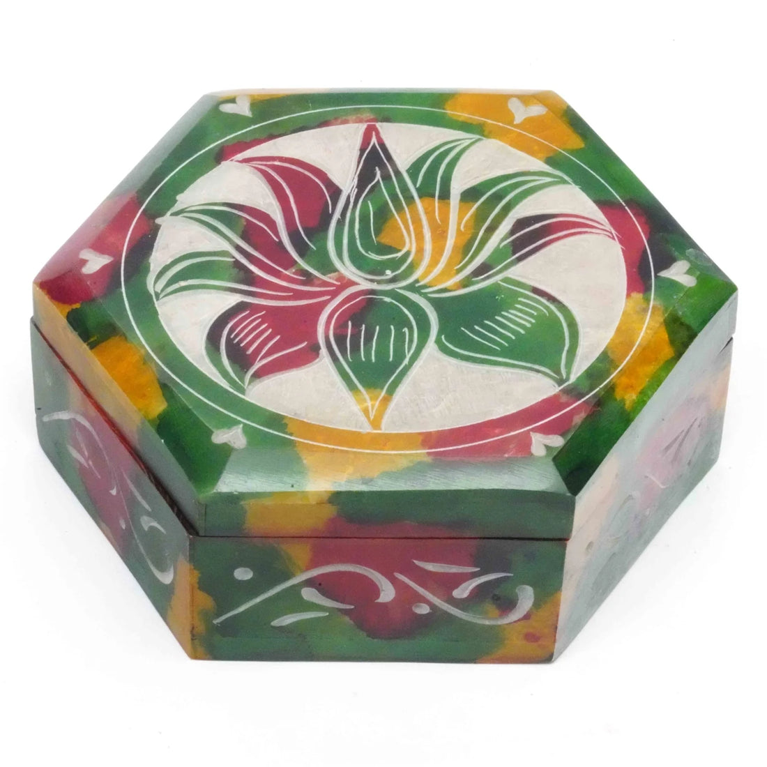 Lotus stone box