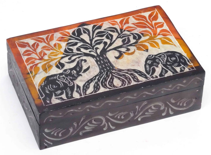 2 Elephants under Tree of Life