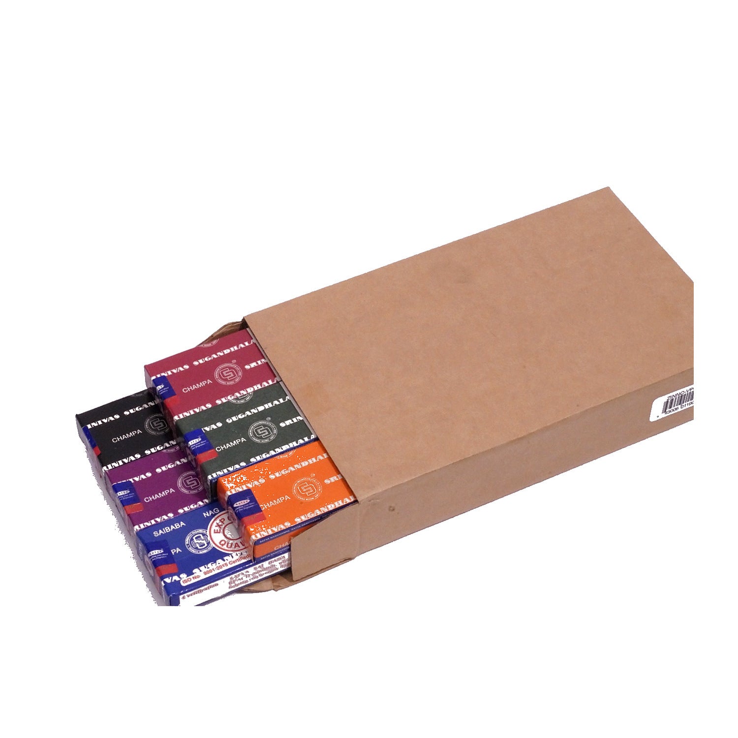 Original Satya Nag Champa Gift Set – 6 Assorted Fragrances (90g Total) 15g each
