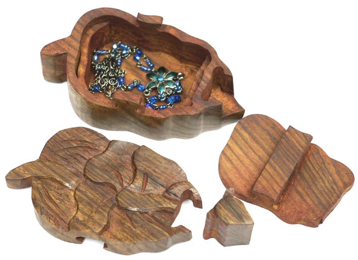 Leaf Puzzle Box