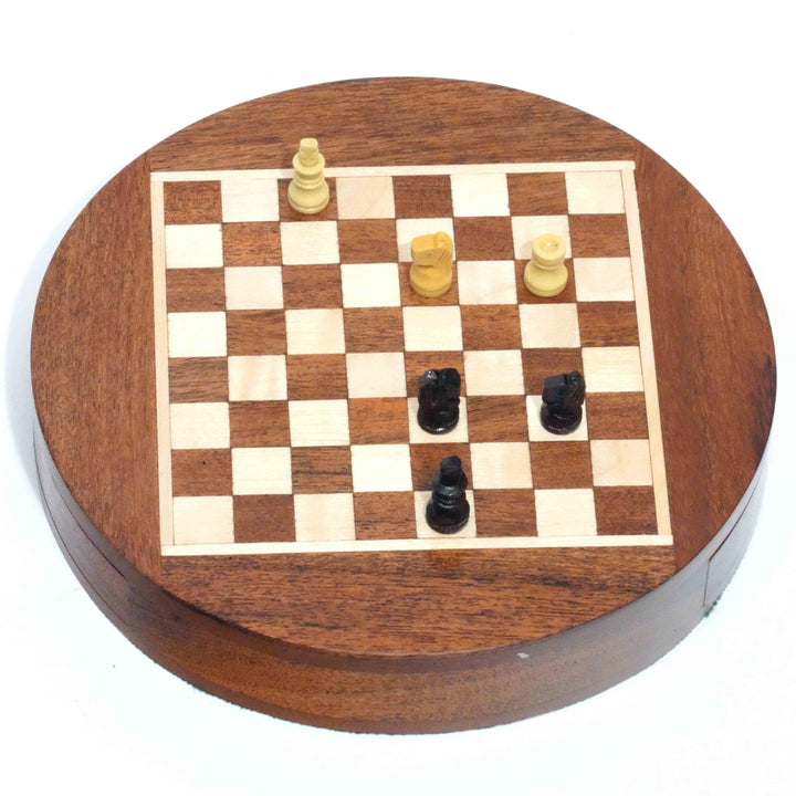 Chess Set Round - 6" Magnetic