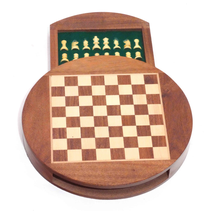 Chess Set Round- 9" Magnetic