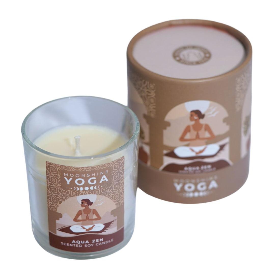 Aqua Zen -- Yoga Candle