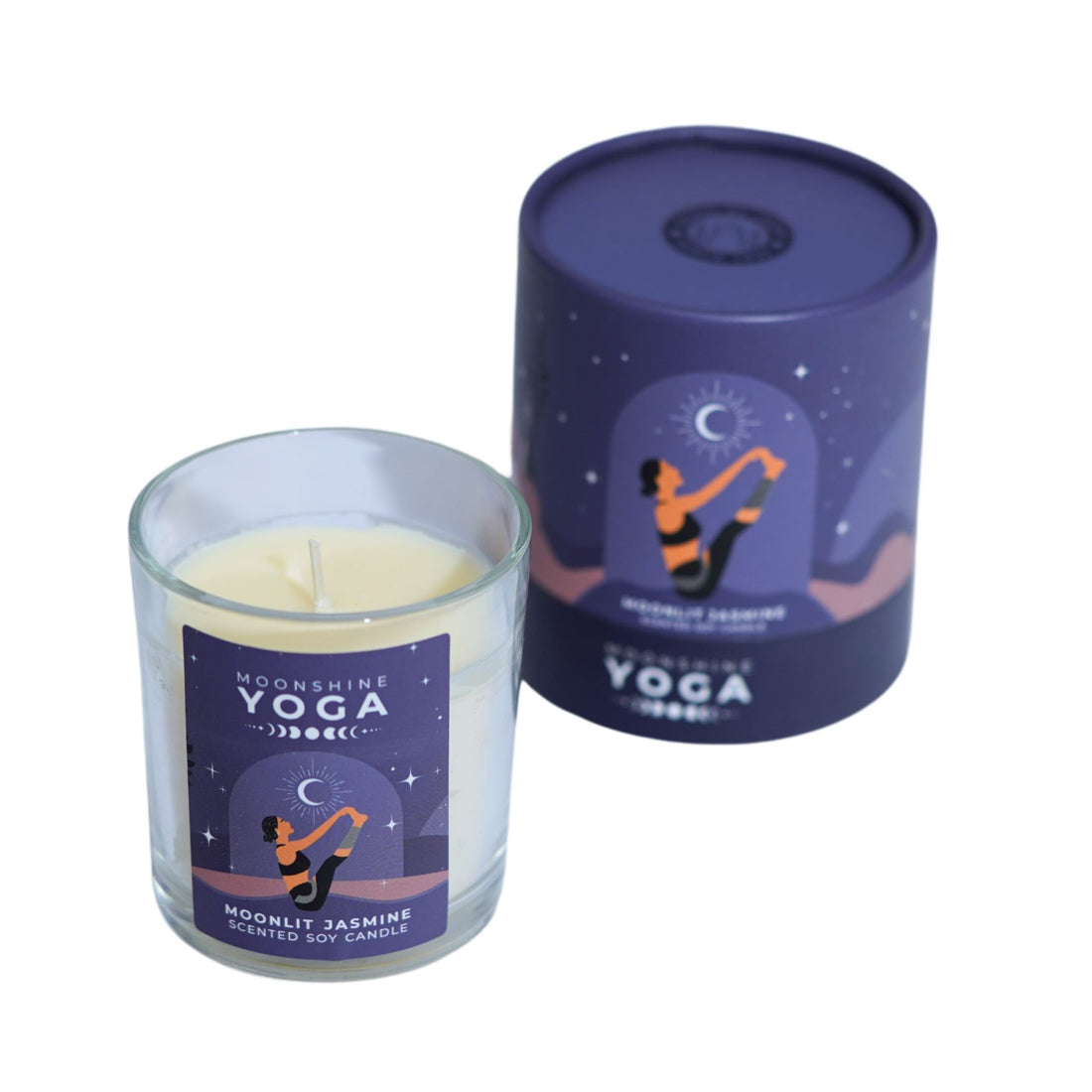 Moonlit Jasmine -- Yoga Candle in gift box