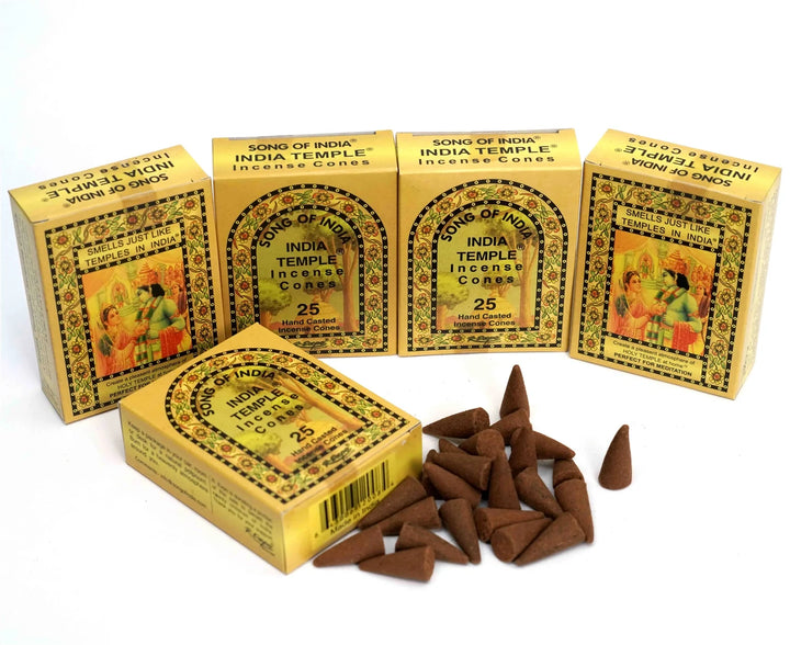 India Temple Incense Cones Pack of 5