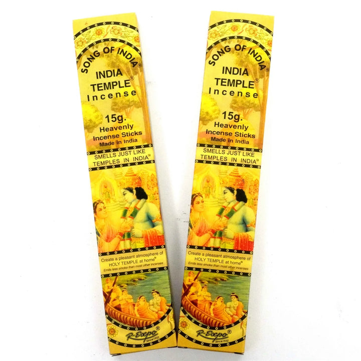 India Temple Incense Sticks 15g Pack of 2