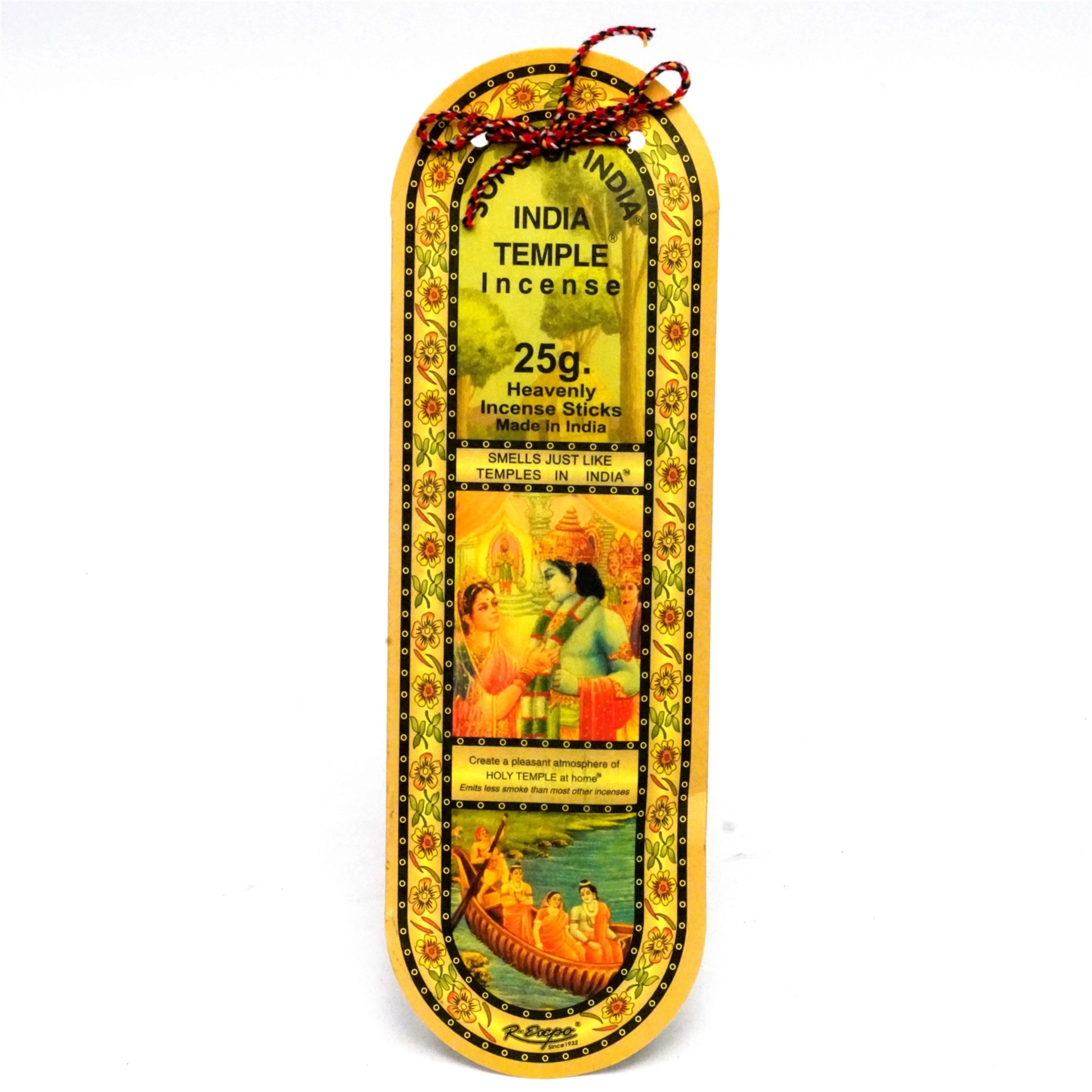 India Temple Incense Sticks 25g