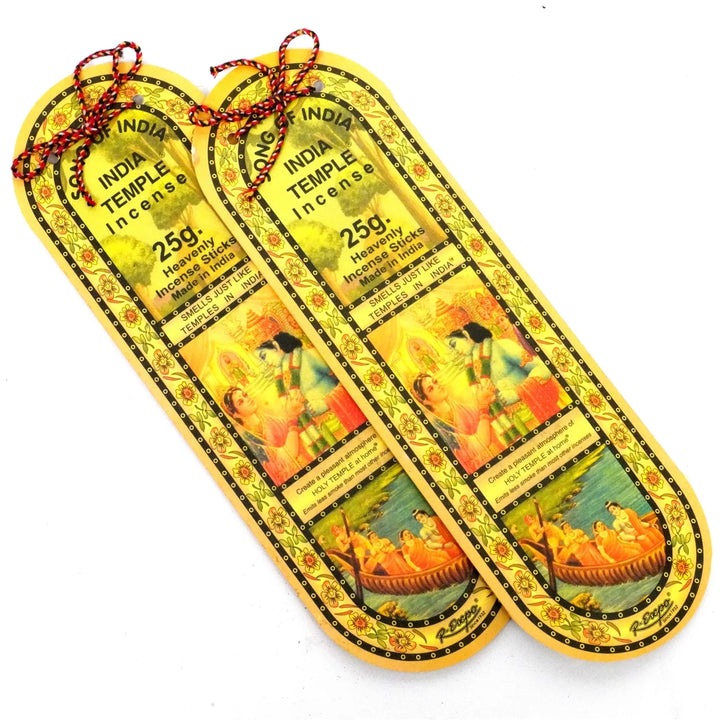 India Temple Incense Sticks 25g Pack of 2