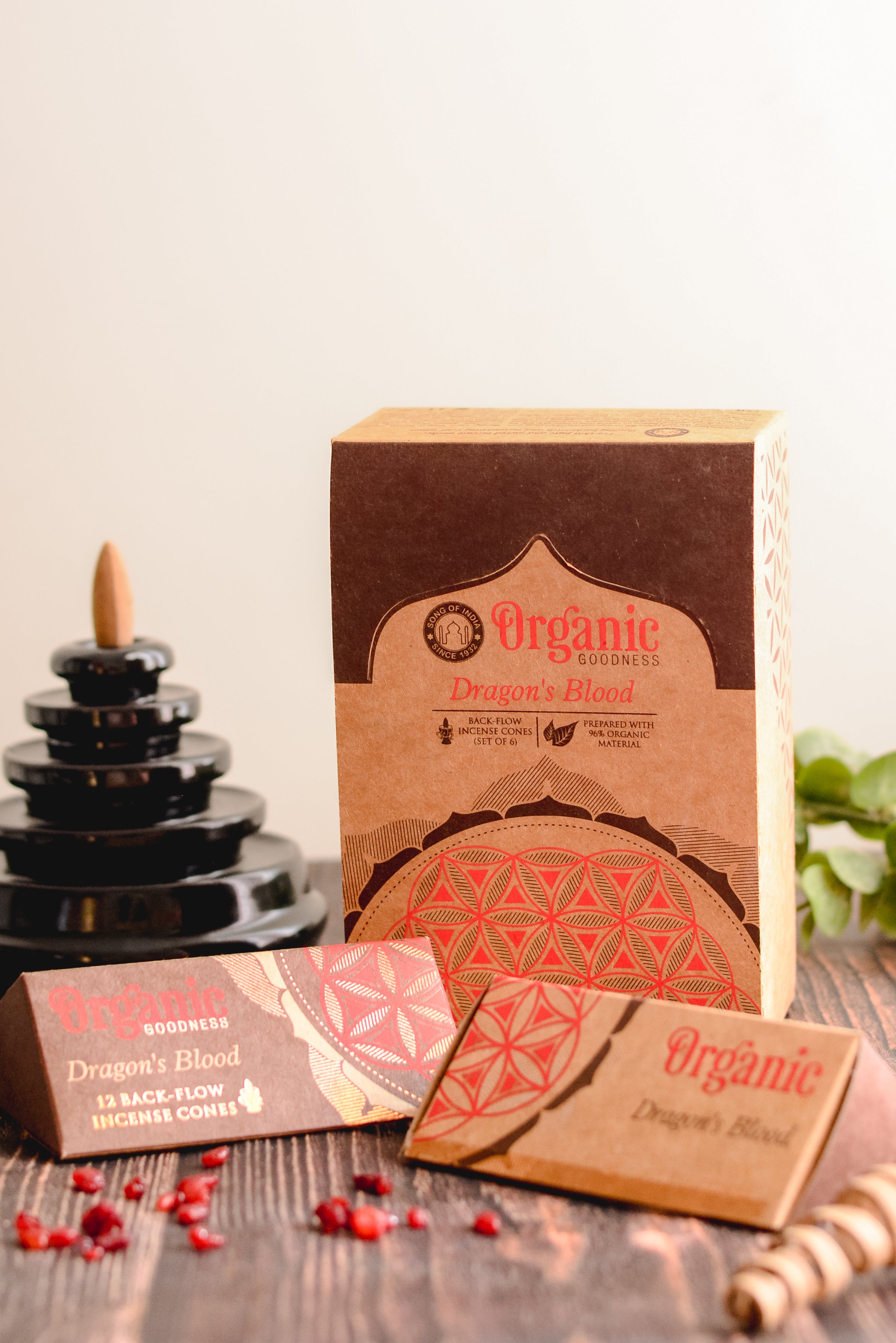 Organic Goodness Backflow Cones - Dragon's Blood